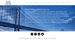 Desktop Screenshot of metal-fatigue-solutions.com